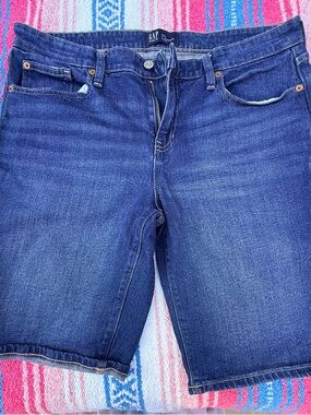 GAP Indigo Blue Denim Bermuda Shorts
